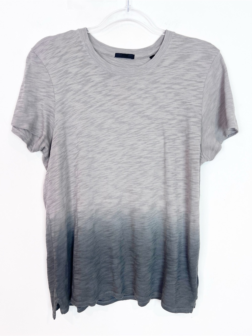 ATM ANTHONY THOMAS MELILLO GRAY BLACK OMBRE SHORT SLEEVE T-SHIRT SZ LARGE